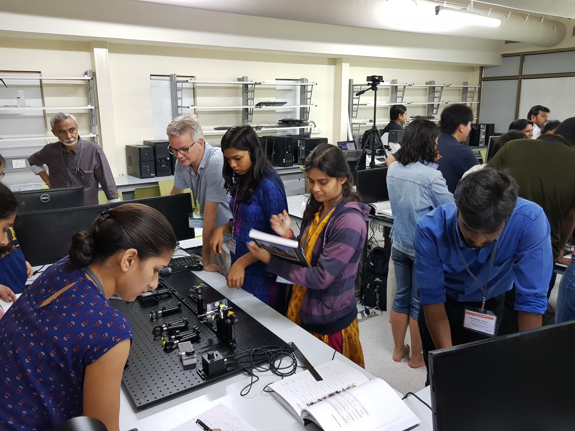 Great Teaching and Demonstrations at Bangalore Microscopy Course SANE